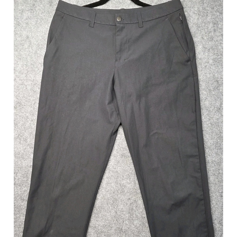 Lululemon Commission Pants Mens 32x32 Gray Warpstreme Golf Casual Stretch